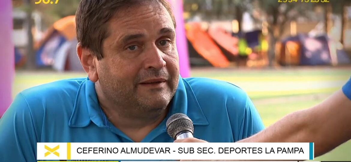 Ceferino Almudevar, Subsecretario de deportes de La Pampa. (Demo)