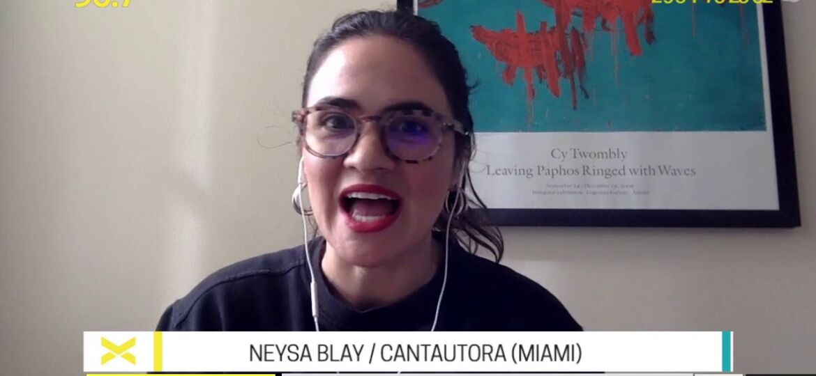 Neysa Blay, una artista internacional en Vorterix Santa Rosa. (Demo)